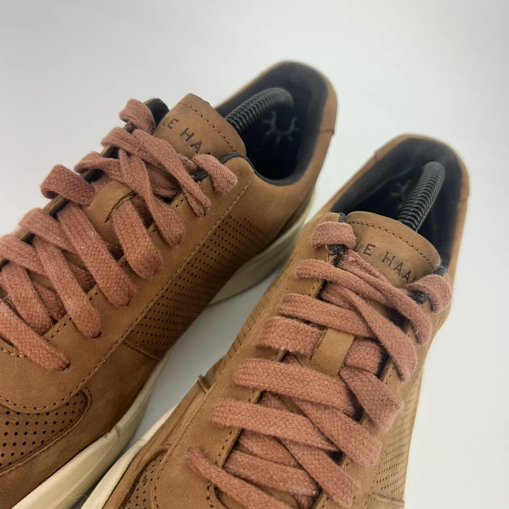 Cole Haan Shoes Mens Size 10 Grand Crosscourt Nubuck Perforated Sneakers C33980